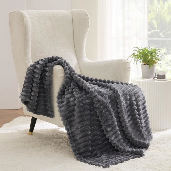 Fleece Tvillingteppe for Sofa - Supermyk og Koselig Teppe for Kvinner, Søtt Liten Teppe for Jenter, 60x80 Tommer