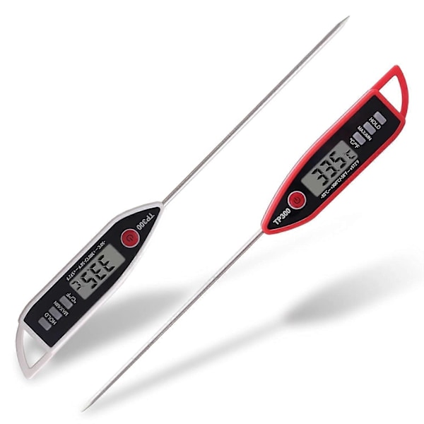 2-pakning Kjøtttermometer, Digitalt Øyeblikkelig Kjøtttermometer, Kjøkkentermometer for Grill
