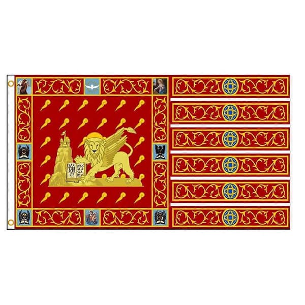 90x150cm 3x5ft Italien Republiken Venedig stadsflagga