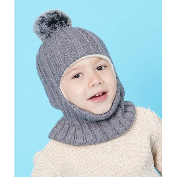Baby flicka pojke vintermössa halsduk öronmuffar mössa halsduk småbarn barn