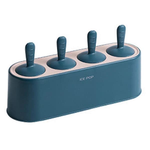 4 gitter ispindeforme, isform silicium med dryp genanvendelig popform gør-det-selv ispindeformsæt deep blue