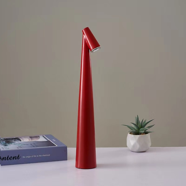 Kunst skrivebordslampe USB opladbar skrivebordslampe Julegave til grundskole- og gymnasieelever Fødselsdagsgave Rödvin