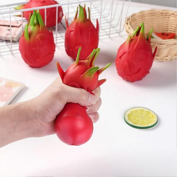 Fruktformet Fidget – Bærbar og Slitesterk TPR – for Barn og Voksne Beroligende 2pcs
