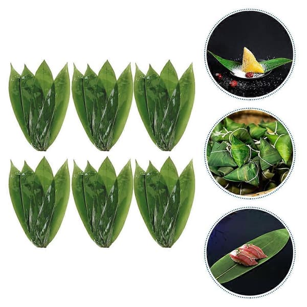 Bambusblade til madlavning af Zongzi Sushi Bambusblade til servering 50 stk.
