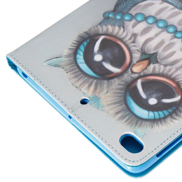 Læderetui med ugle, iPad Mini 4