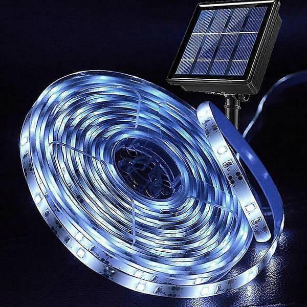 Udendørs Solar LED Lysbjælke - 8 Tilstande, Solar Lyskæder til Have/hjem/terrasse/gård