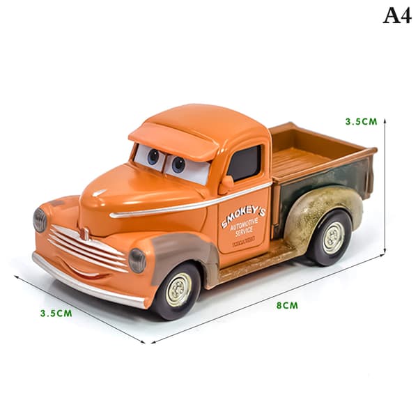 Nye Disney Pixar Biler 3 Lyn McQueen Diecast Metall A4