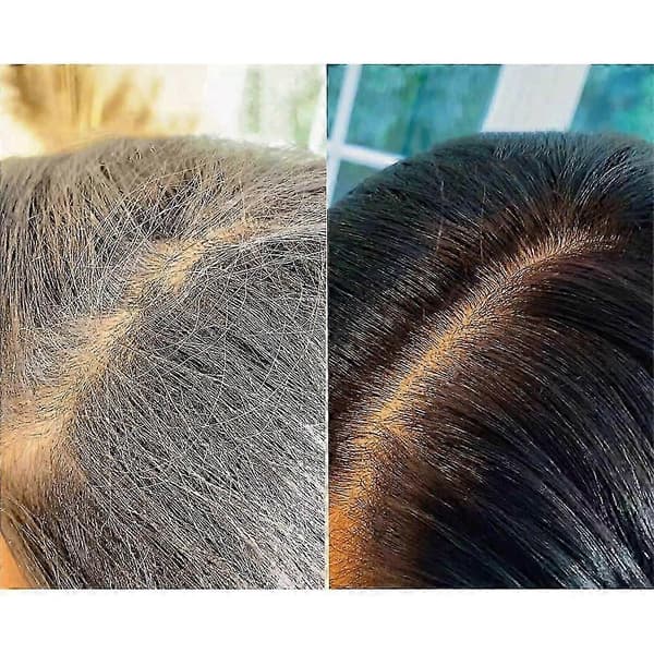 2024 Hårfarveshampoo, Nova Hair Instant Dye Shampoo, Hårfarveshampoo til hår (sort)