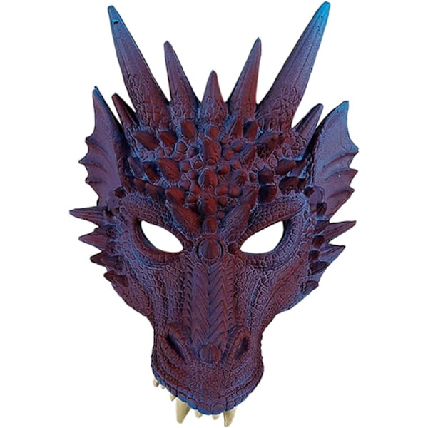 1 kpl lohikäärme naamio lapset aikuiset naamiot lapset halloween puku paha naamio naamiot cosplay puku puvut teema naamio meikki vaatteet lapsi meikki