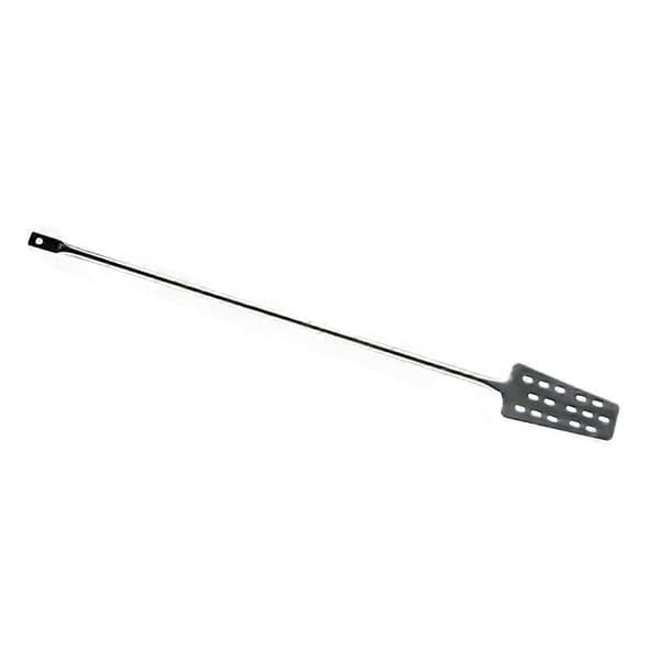 60,5 cm meskepadle i rustfritt stål med 15 hull, ergonomisk grep for ølbrygging