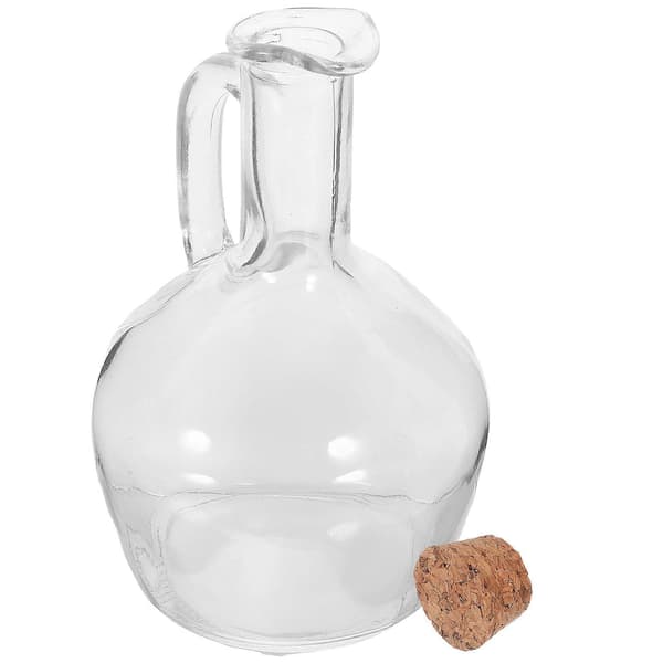 Transparent glasoljedispenserflaska för förvaring av kryddor 430 ml