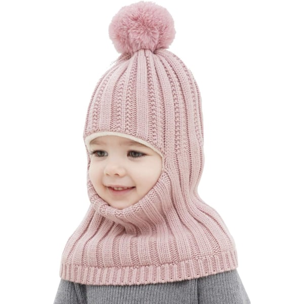 Baby flicka pojke vintermössa halsduk hörselkåpor hatt halsduk toddler barn