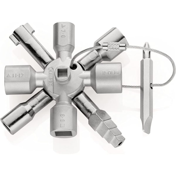 00 11 01 TwinKey – for control cabinets, windows and shut-off systems,Universal control cabinet key (92 mm)