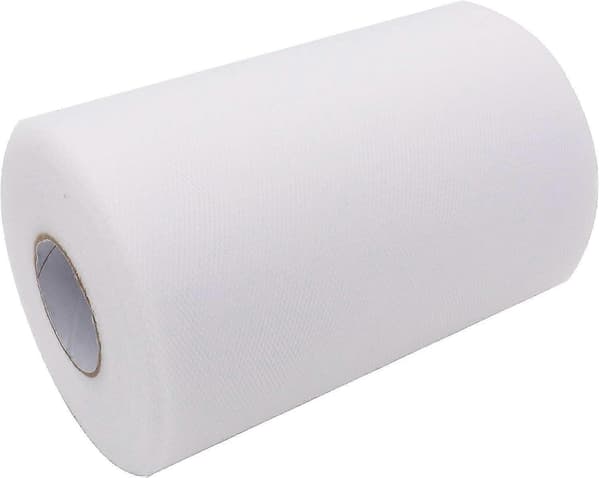 Tyllrulle - 15 cm x 91 meter för hantverk, bröllopsdekoration, sömnad