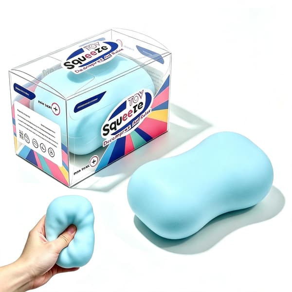 Knaskende såpe-squishy, ASMR Knaskende Squishy, Fidget-leker for voksne, Sensoriske leker