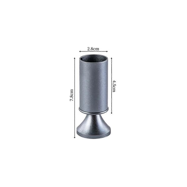 Minimalistisk aluminium tandstikkerholder — stor åbning og elegant bordtilbehør