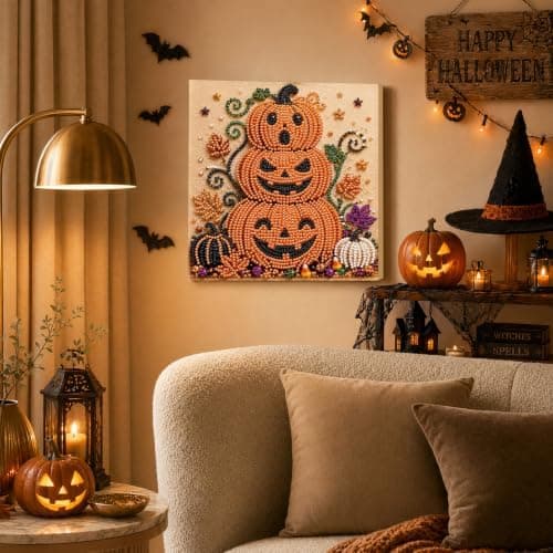 DIY Bead Painting Kit with Frame 12 inch stack