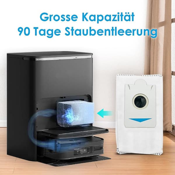 Støvsugerposer til Ecovacseebot X2 Omni, 6-pak