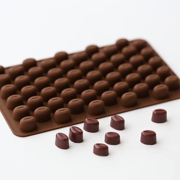 Chokoladebarforme med forskellige mønstre Velegnet til fest, velegnet til fremstilling af chokolade og is Chokoladesmelteforme 1 stk. (chokoladekerner)