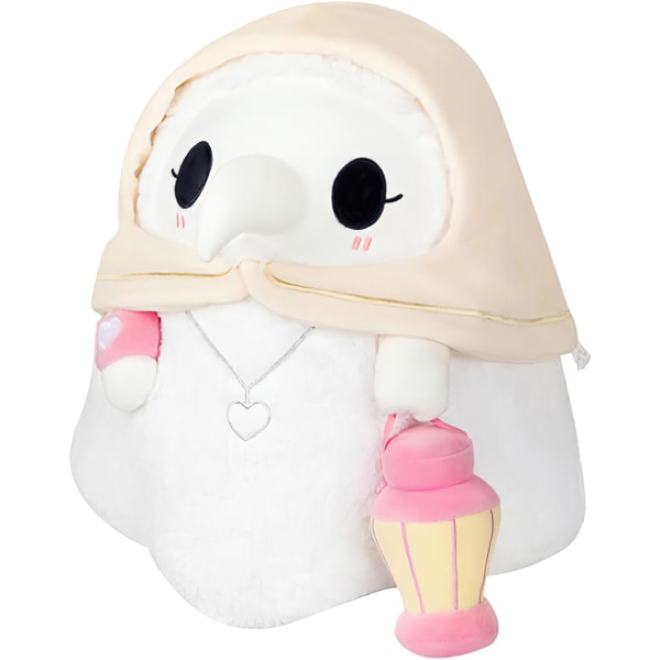 Plague Plush Toy - Luminous Stuffed Doll Toy Soft Plushie Figure Gift (White)