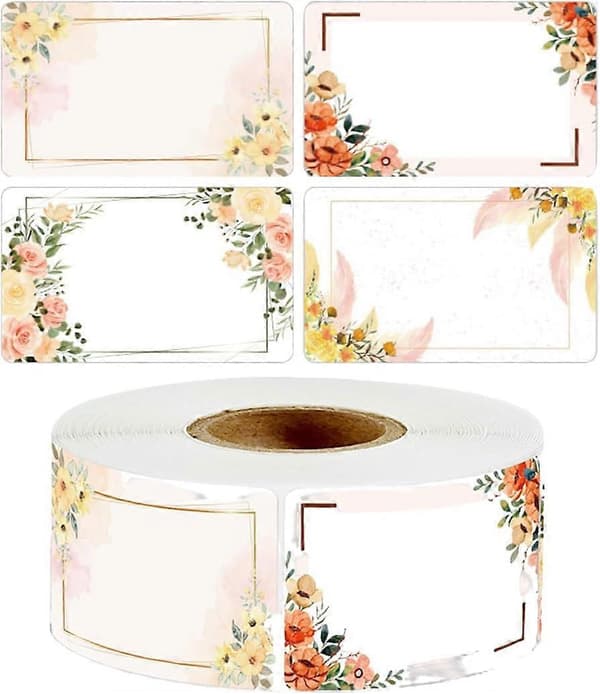 250 Pcs Jam Labels, Fruit Labels, Blank Label Stickers