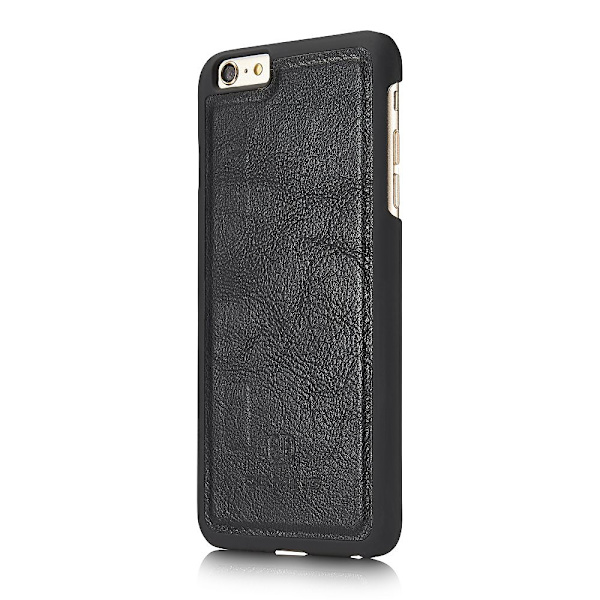 DG.MING etui med magnetisk skal & stativ til iPhone 6/6S, sort sort black