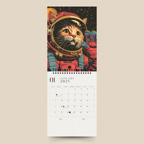 Space Cats 2025 Kalender Space Cats 2025 Kalender