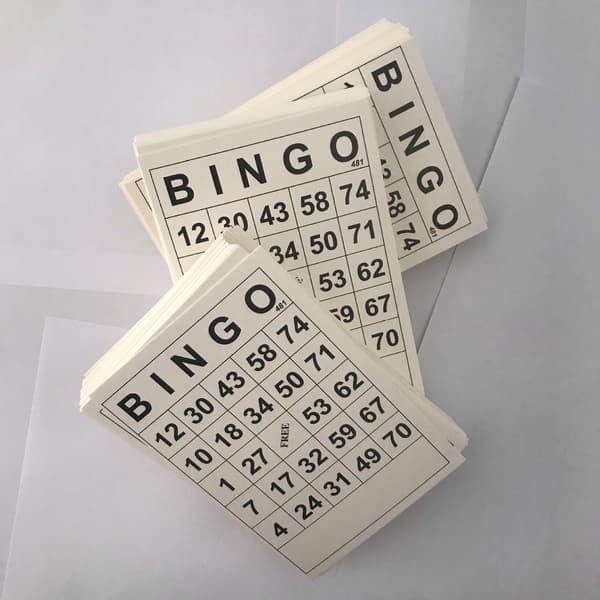 60 unike bingobrett, BINGO-brikker, digitale underholdningsspill for barn