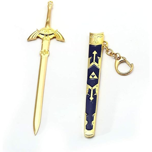 Zelda nøkkelholder Zelda Master Sword nøkkelring Zelda skilt skjold nøkkelring