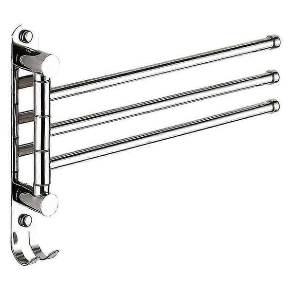 Veggmontert Svingbar Håndklestang Rustfritt Stål Baderomshåndklestang Arm