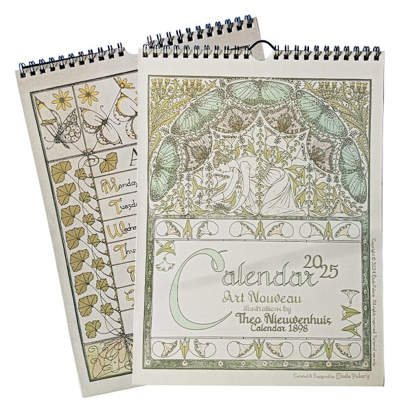 2025 Roaring Twenties -kalenteri 2025 Roaring Twenties -kalenteri 2025 Art Nouveau