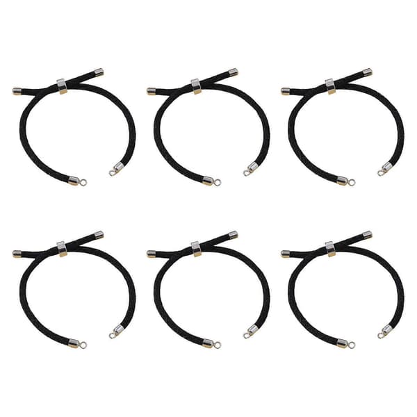 Moderigtigt DIY-snorarmbånd Elegant snorarmbåndspynt Perfekt til håndlavede smykker og perlehåndværk Sort