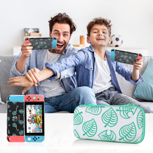 Case för Nintendo Switch, Game Card- case för Nintendo Switch & OLED, Game Card- case Switch-väska, Portable Game 10 Card Holder Lagring (grön)