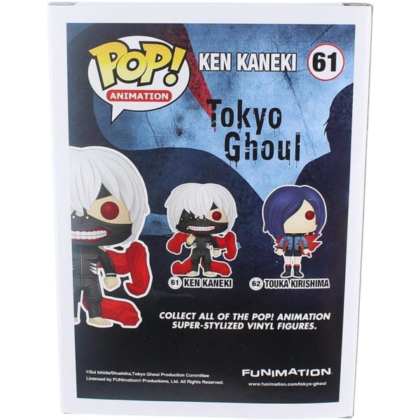 Funko POP Anime: Tokyo Ghoul Ken actionfigur, flerfärgad välvd #61