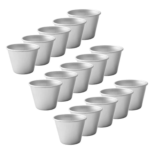 15-pack puddingformar, non-stick puddingkoppar äggtartsform, robusta formar för att göra söta och salta rätter