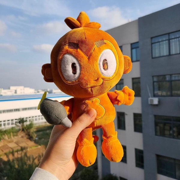 Bloons Monkey Plushie, City Cute Cartoon Monkey, Bloonstd Pehmeä Täytetty Nukke, Peli Eläin, Lapsille Ja Faneille Lahja Syntymäpäivä