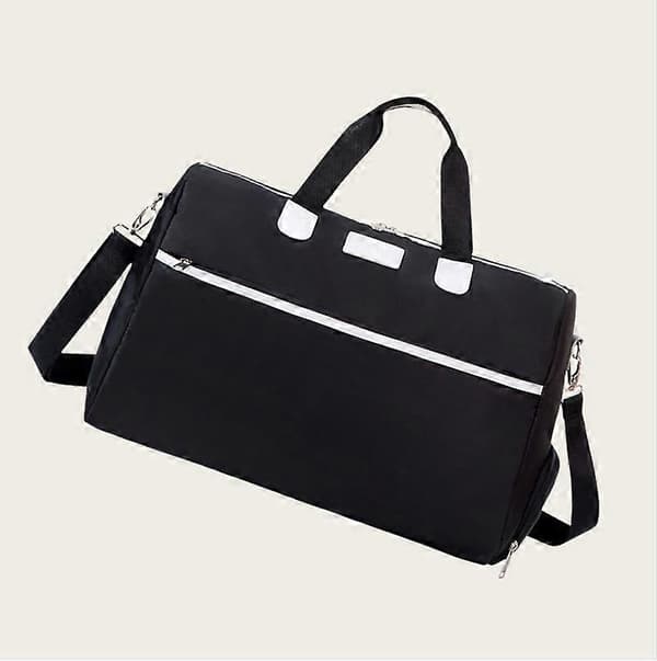Gym Bag with Shoe Compartment and Dry/Wet Separation