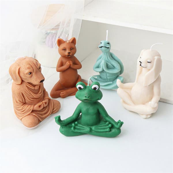 Silikone Håndværksform Genanvendelig Støbe Epoxy Form 3D Lysfremstilling Geometrisk Form Silikone DIY 3D Håndværk Harpiksforme