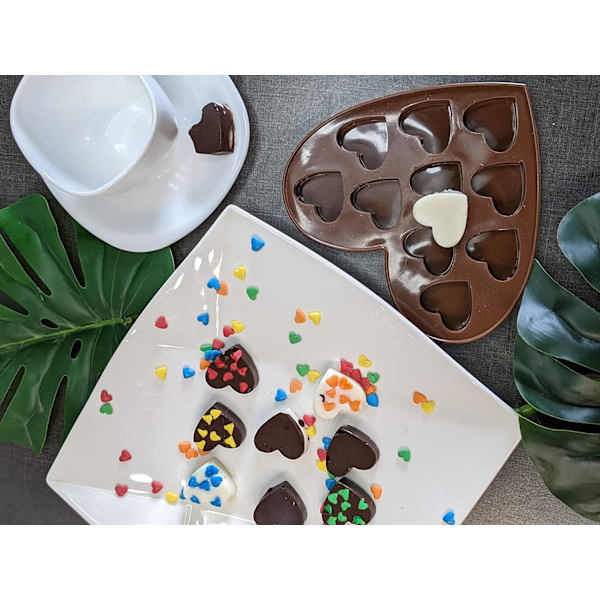 Chokoladeform Sjov Form Slikform (Hjerte)