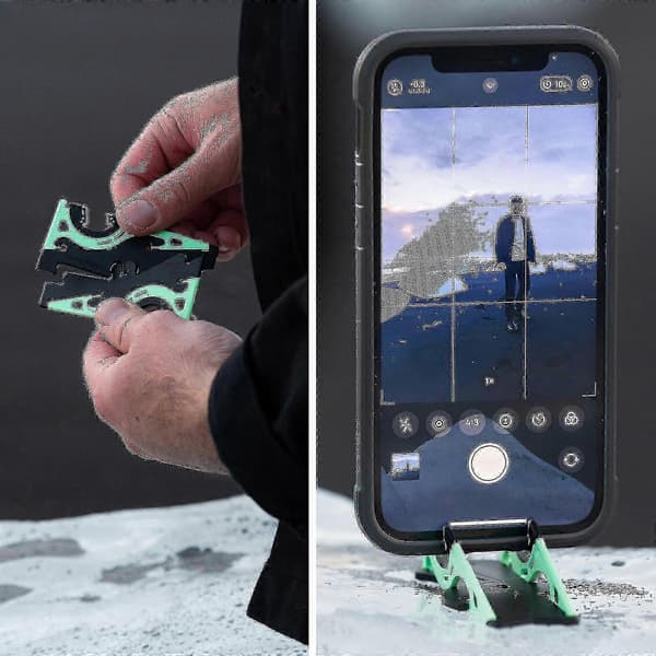 Mini plånboksstativ - Universellt telefonstativkit för alla enheter