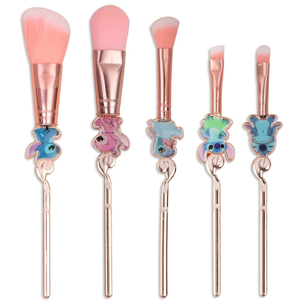 Stitch Makeup Brushes Set Interstellar Baby Anime Cartoon Tema Make Up Brush Set Kollektion Gaver til Unge Piger Kvinder