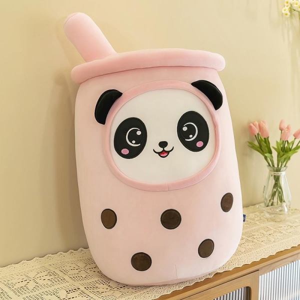 Söta plyschleksaker mjölk tekopp kudde plushise bubbla te plushie mjuk stoppning (9,45 tum)