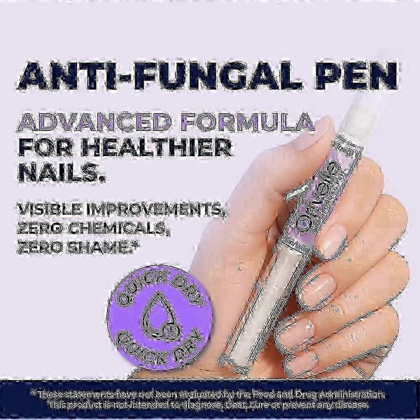 Extra stark svampbehandlingspenna för tånaglar och fingernaglar - Stöder hälsosam nageltillväxt styww 3pcs