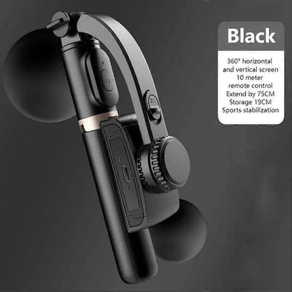 Handhållen Gimbal Stabilisator Selfie Stick Smartphone Action Kameror Bluetooth Stativ