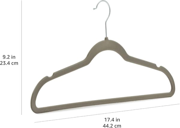 AmazonBasics AQ-M0004 Bøjle, elfenben, 30 stk. all grey 30-pack