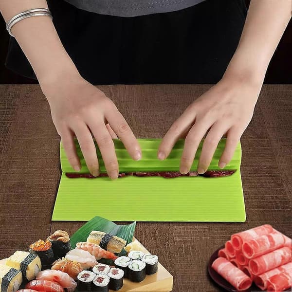 Japansk sushirullgardin silikon hem kök DIY sushirulle litet verktyg risbollsform