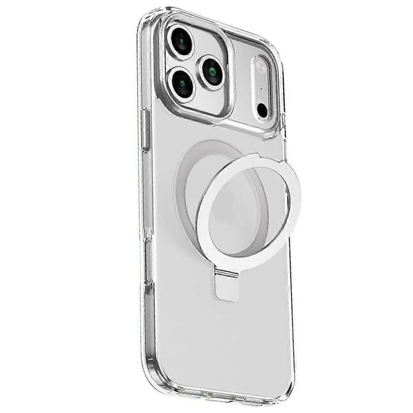 Magnetic Stand Case Compatible with iPhone 16 Plus Shockproof & Anti-Fingerprint