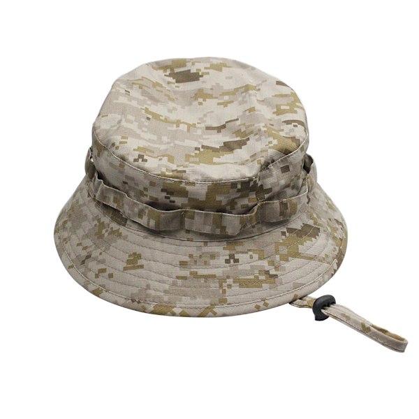 Fiskerihat til udendørs klippebestigning, jagt og solhat Desert digital 60cm (applicable to 58-60cm)