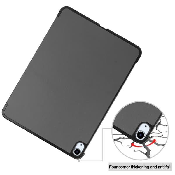 Til iPad Air 11 (2024) Slim fit tri-fold deksel - Grå grå gray