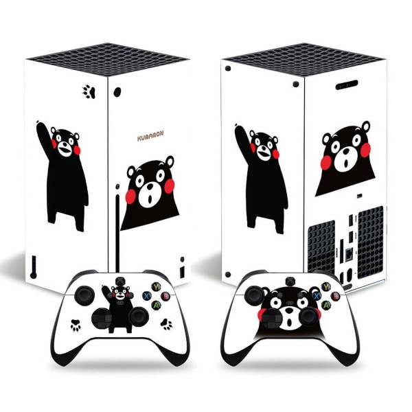 Kumnmon Xbox Series X -leikattu tarra - Yhteensopiva XSX:n kanssa - Kansi konsolin mukauttamiseen - Irrotettava vinyylifolio - HD-laatu (valkoinen) Style07